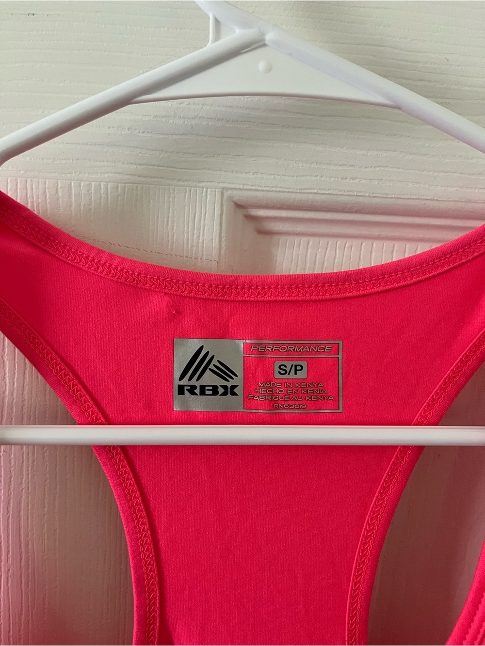 RBX Neon Pink Racerback Tank - Picture 3 of 5